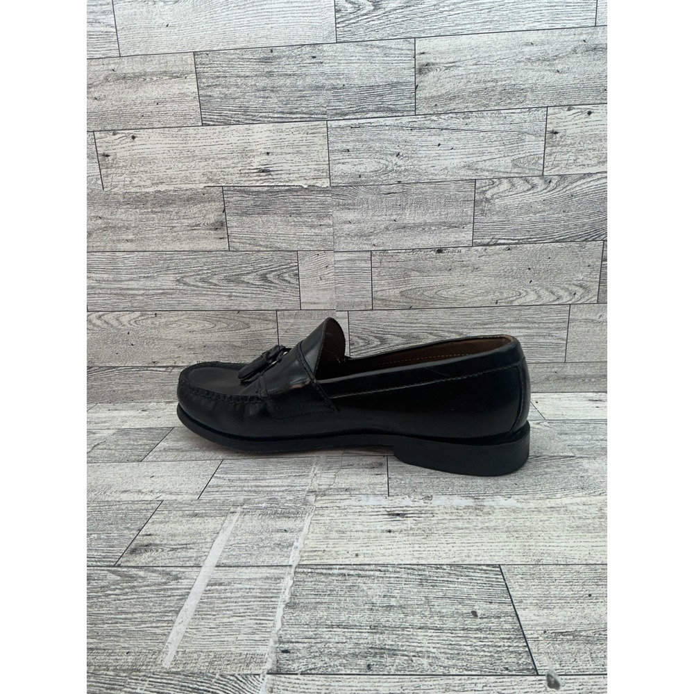 Florsheim Black Leather Tassel Loafers 3 times broader! - Picture 4 of 10